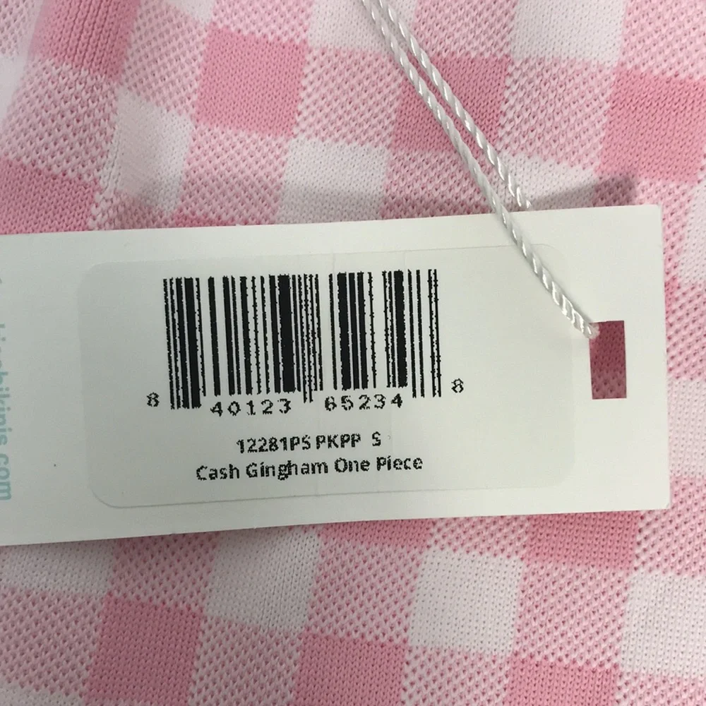 NWT FRANKIES BIKINIS Cash poly one piece pink picnic - Picture 9 of 9